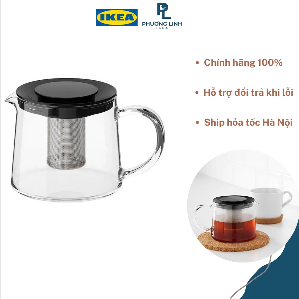 Ấm trà thuỷ tinh RIKLIG IKEA