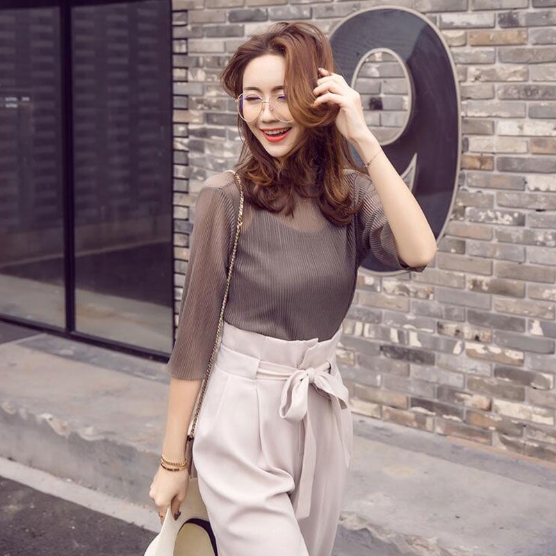 Bộ Đồ Thời Trang Mùa Hè Hàn Quốc 2023 Dáng Ôm Cỡ Lớn Cho Nữ