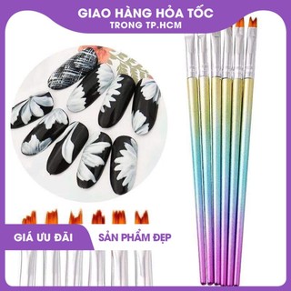 Set 6 cây cọ vẽ hoa nail chuyên nghiệp 0683