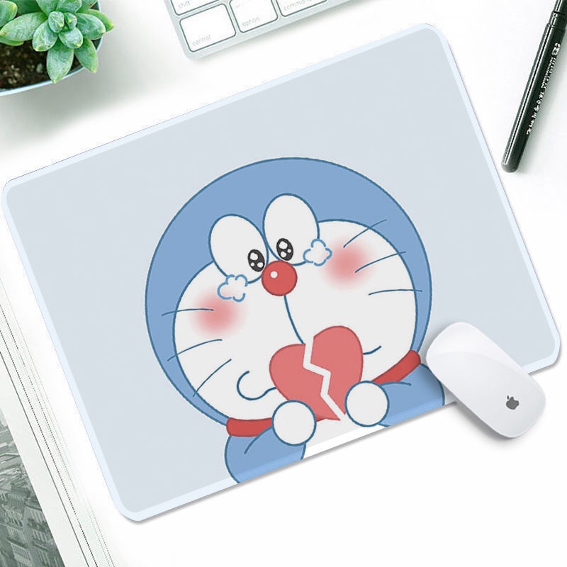 Tấm Lót Chuột Máy Tính Dày Dặn Họa Tiết Hoạt Hình Doraemon Dễ Thương
