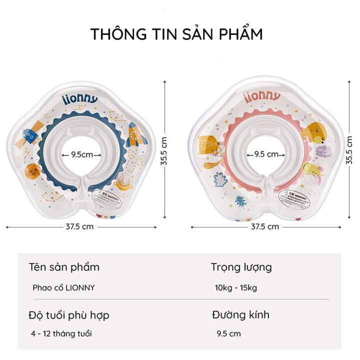 Phao cổ cho bé sơ sinh, hiệu SWIMBOBO, chống lật, tập bơi cho bé trên dưới 1 tuổi