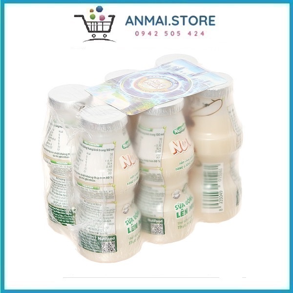 Thùng 48 chai sữa chua lên men Nuvi 100ml