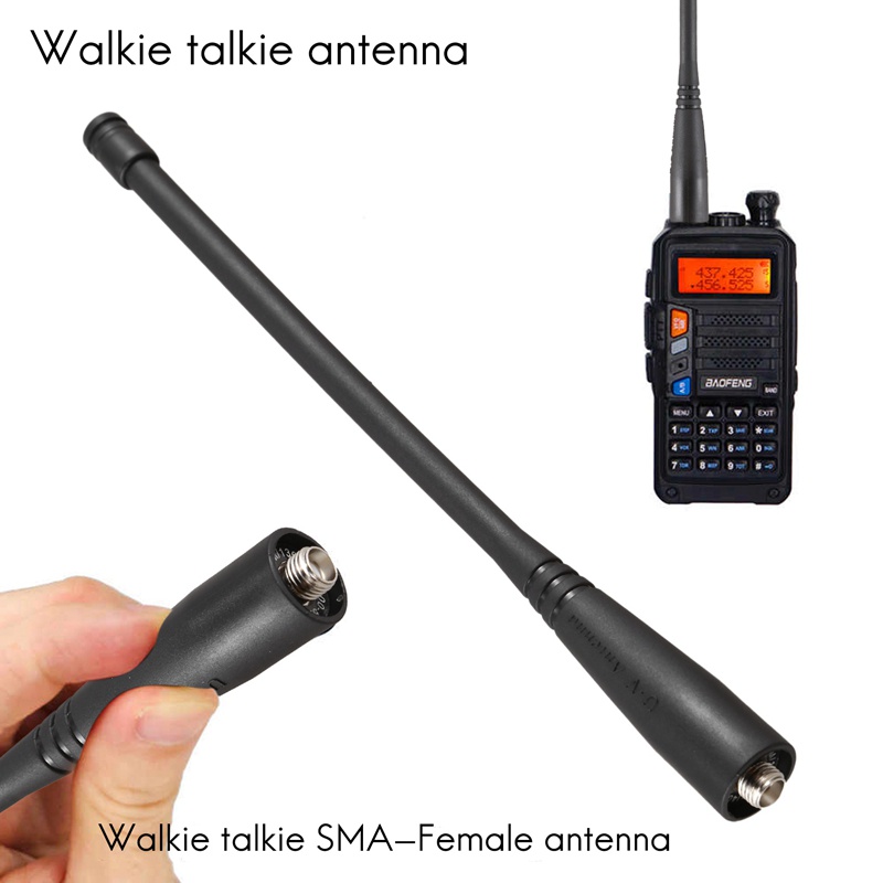 Ăng Ten Điện Đàm UV-5r SMA UHF / VHF 136-174 / 400-520 MHz Cho UV5R UV-82 GT-3