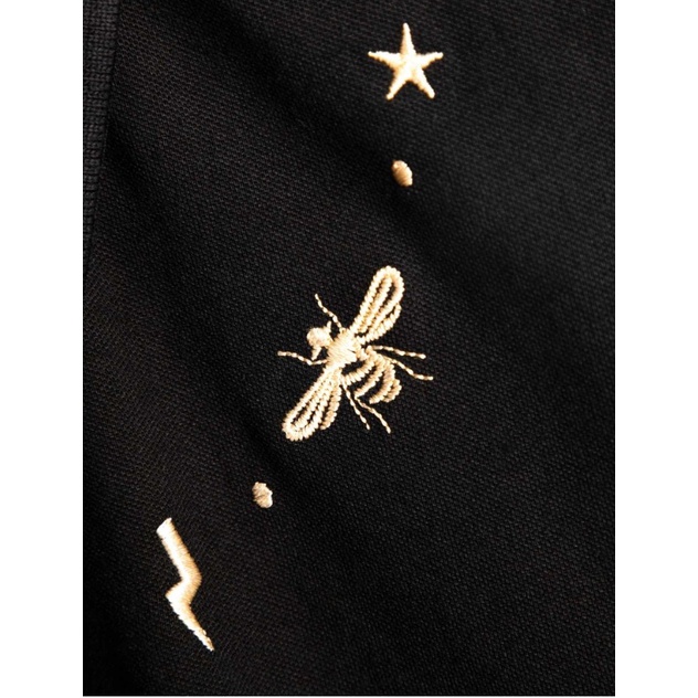 Áo Polo Thêu Phối cổ hoạ tiết ong cao cấp nam | BigBuy360 - bigbuy360.vn