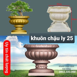 Khuôn đúc chậu ly 25 (khuôn chậu ABS có lòng trong)
