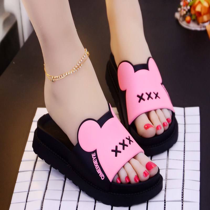 Dép Lê Dép Lê Nữ Mùa Hè Dễ Thương Đi Trong Nhà Và Ngoài Trời Chống Trượt Đế Dày