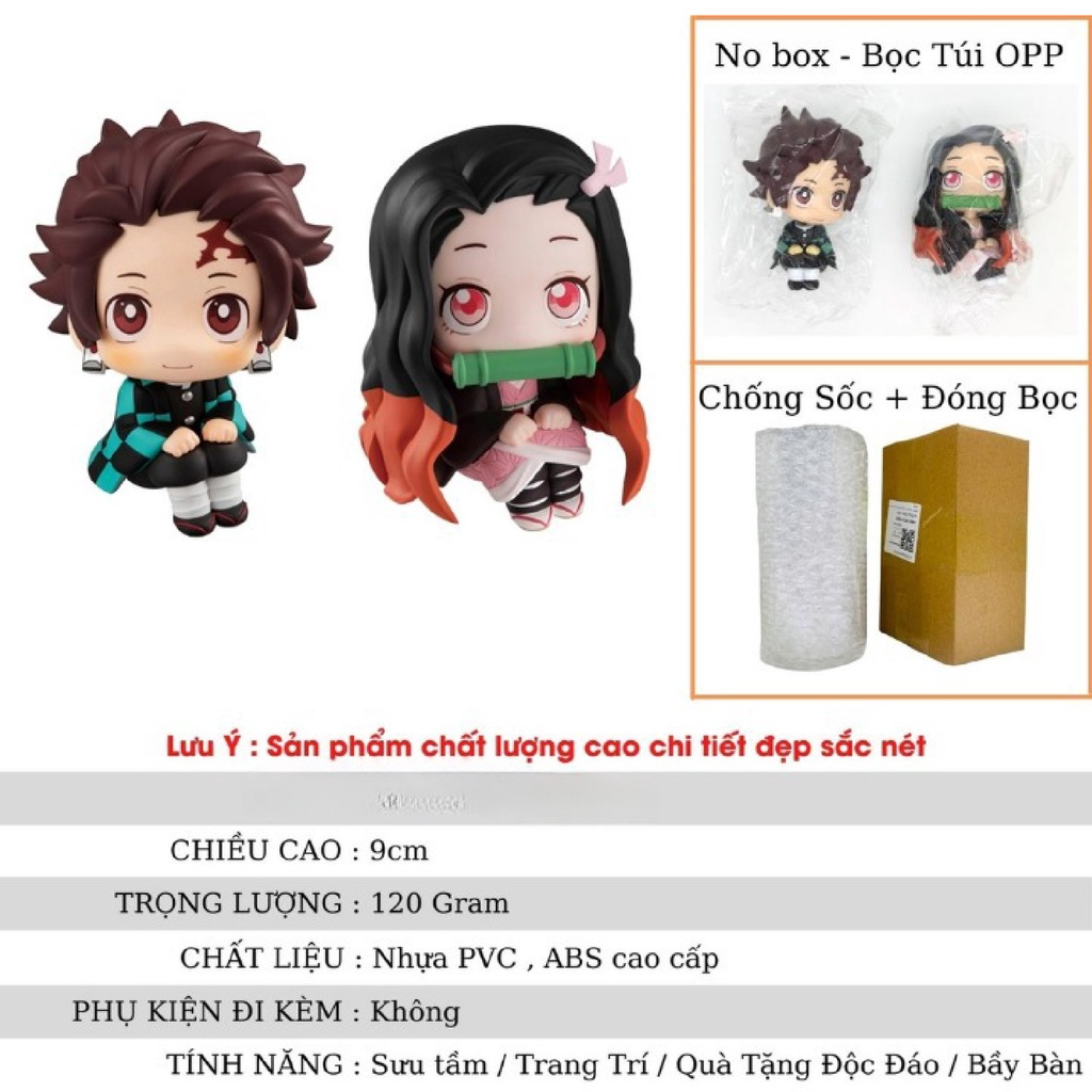 Mô hình Demon slayer các trụ cột thợ săn quỷ cực ngầu, figure anime thanh gươm diệt quỷ để bàn trang trí làm quà tặng