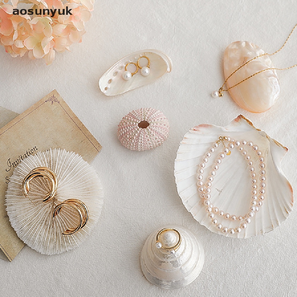 Aosunyuk Khay Đựng Trang Sức Hình Vỏ Sò Sang Trọng