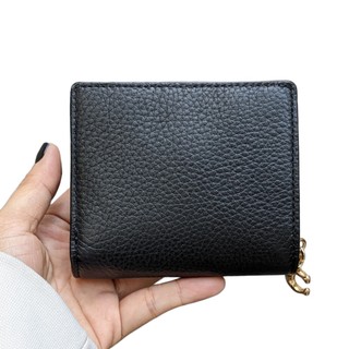 VÍ COACH C2862 SNAP WALLET MÀU ĐEN