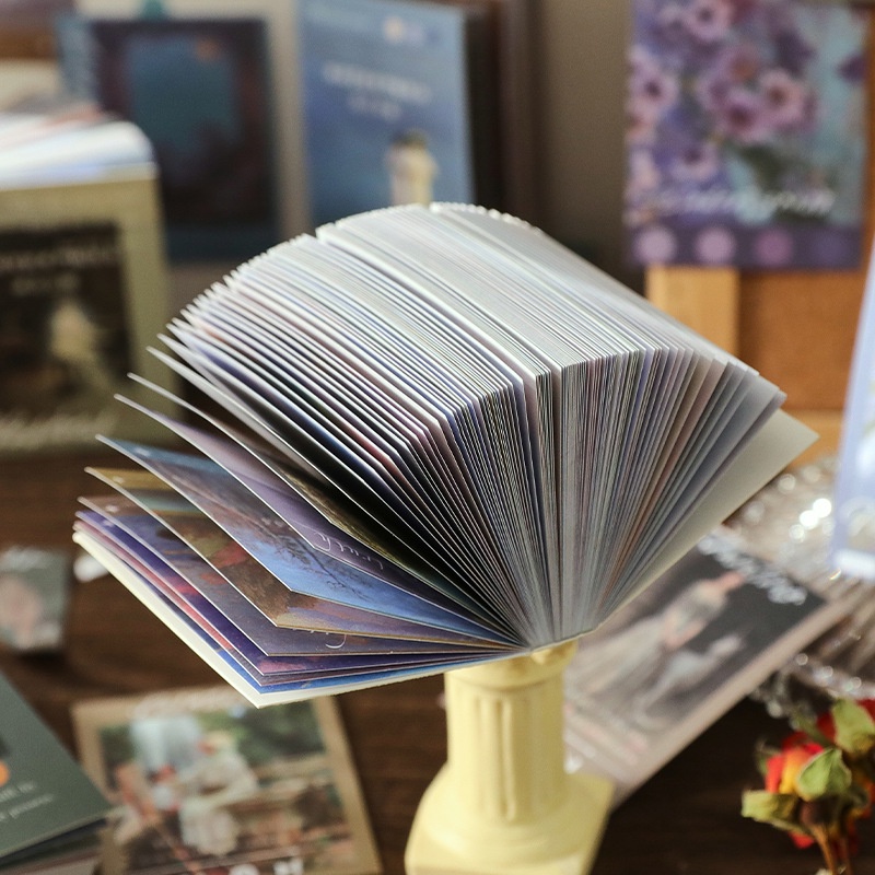 Emmoo Set 100 Tờ / pc Chất Liệu Giấy Đánh Dấu Trang Sách Phong Cách Ins Cho Học Sinh