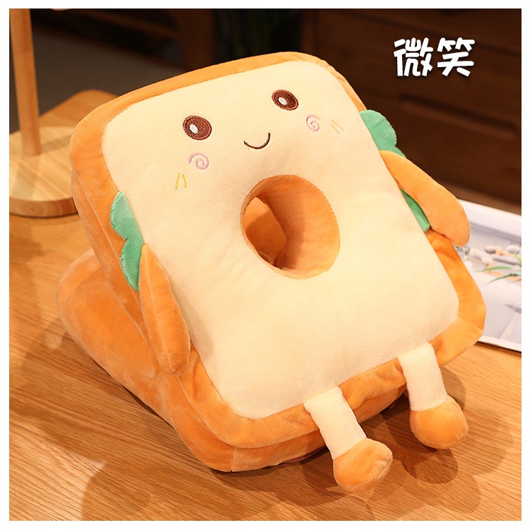 Gối Nhồi Bông Hai Mặt Hình Emoji Dễ Thương