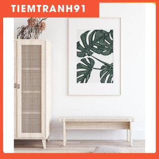 Tranh treo tường | Tranh màu nước - Tropical Leaf Print, Tropical Decor Plant, Botanical art 3