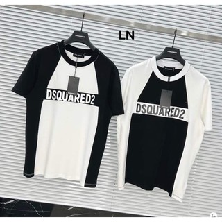 Áo phông dsq phối thân Chất cotton ,ln