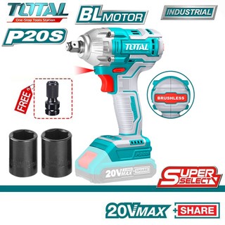 Body máy siết bulong dùng pin Total 20V ( không kèm pin và sạc ) TIWLI20020 TIWLI2038