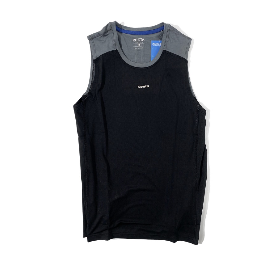 Áo ba lỗ thể thao nam tập gym chạy bộ Reeta vải thoáng mát thấm hút mồ hôi - A1880
