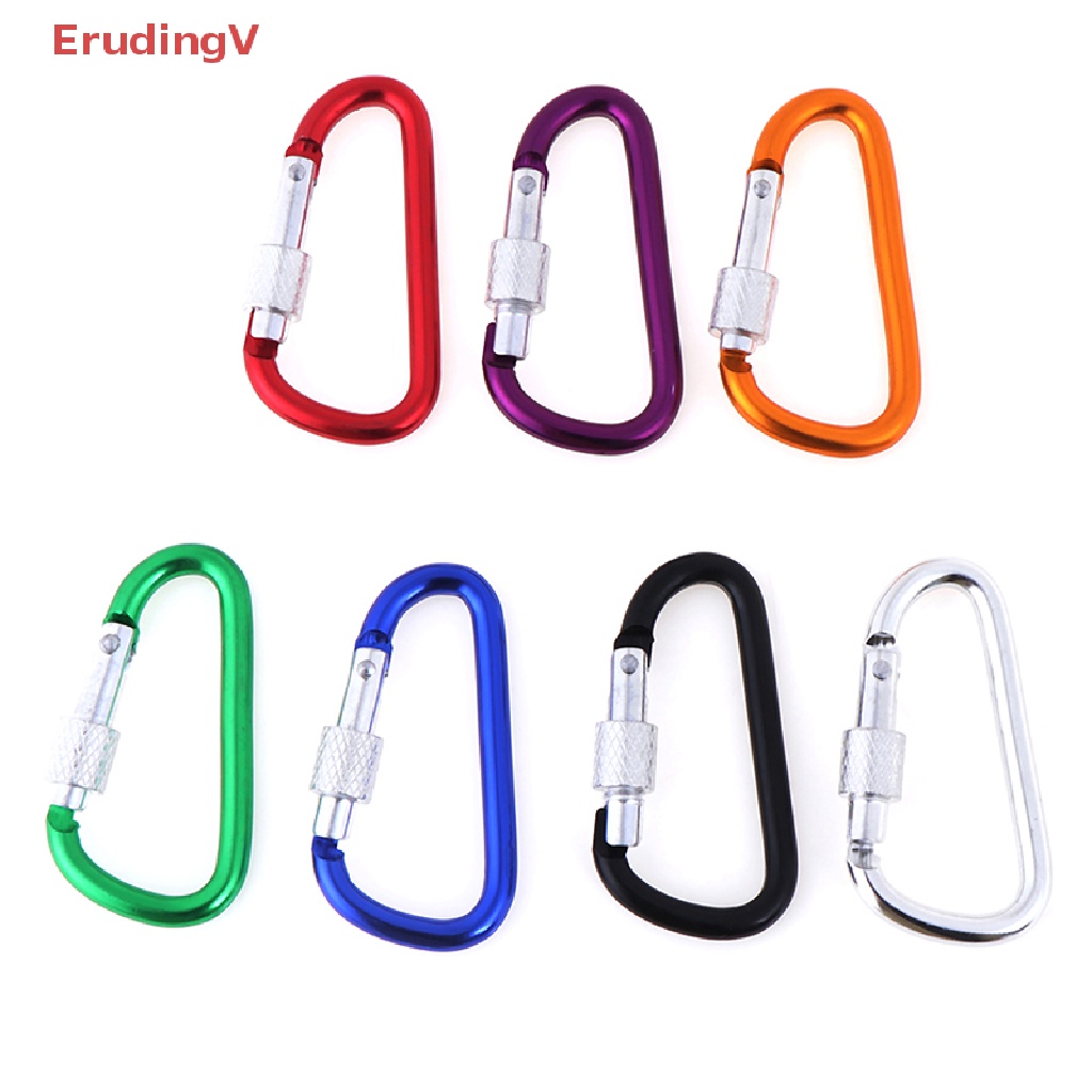 [ErudingV] Bộ 2 Móc Khóa Chữ D Bằng Nhôm Màu Ngẫu Nhiên Dùng Ngoài Trời [Mới]