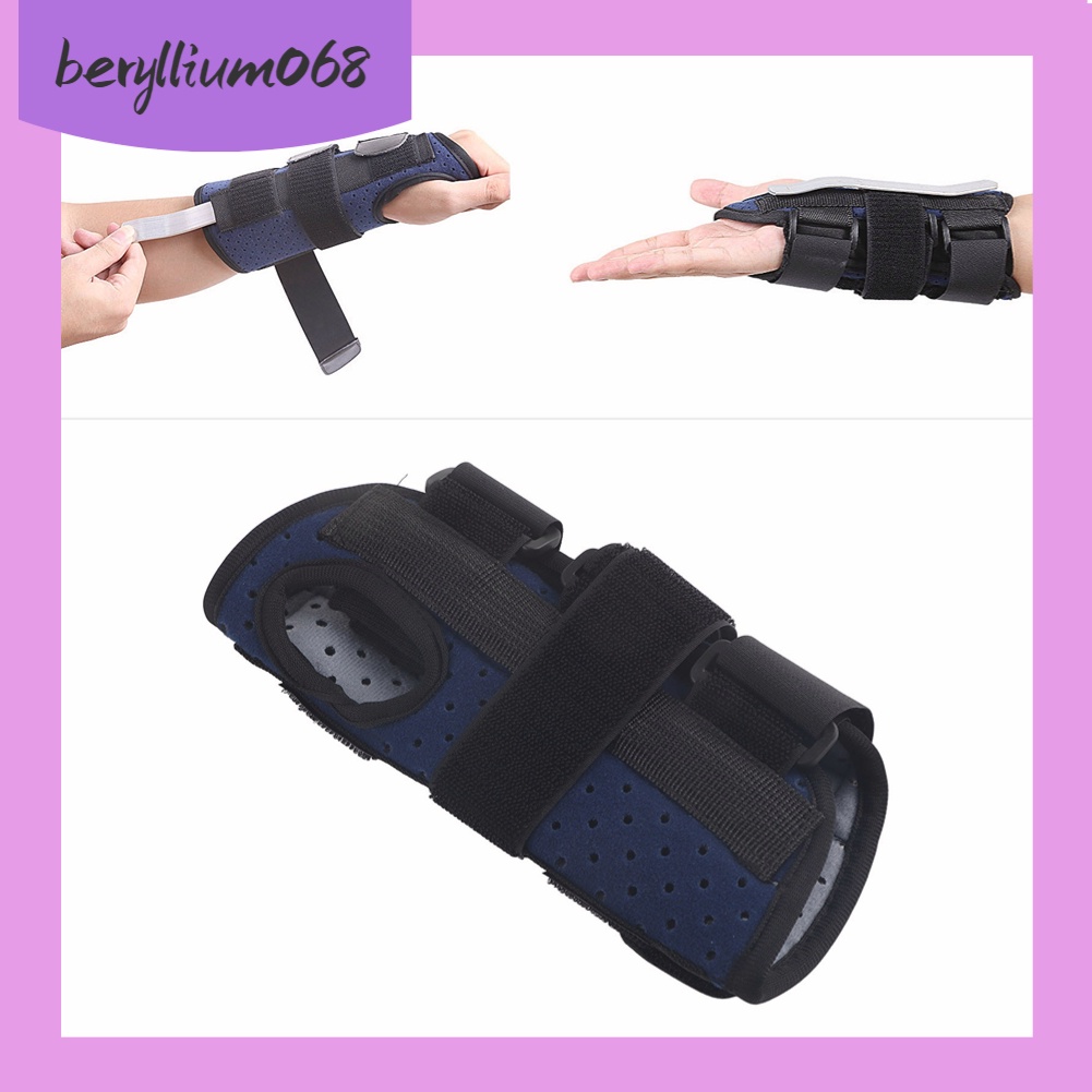 Đai cố định bảo vệ cổ tay bán sỉ, có nẹp thép định hình, cố định cổ tay - Nẹp ống chỉnh để giảm đau chấn thương - Beryllium068