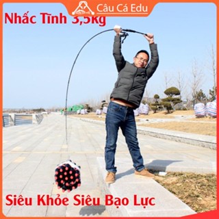 Cần Câu Lure Cá Lóc Hunting Black 2 Ngọn Siêu Khỏe Chất Liệu Cacbon Siêu Khỏe Nhấc Tĩnh 3.5kg - Caucaed 
