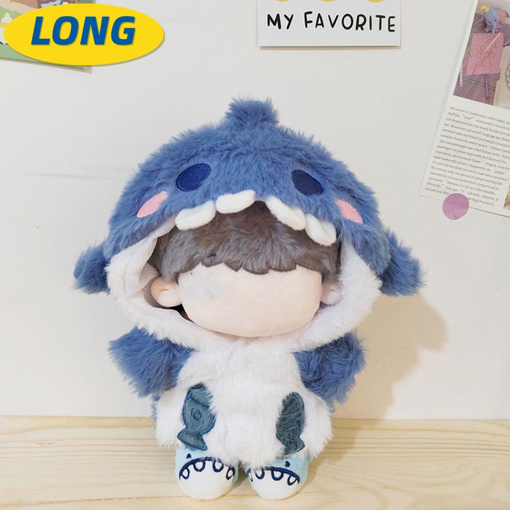 Búp Bê LONNGZHUAN 20cm Mặc Áo Khoác Họa Tiết Hoạt Hình Dễ Thương Dùng Làm Quà Tặng