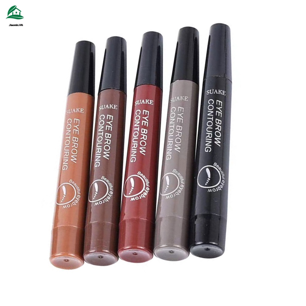 Bút Kẻ Mày Đầu 4 Ngạnh Cho Nét Vẽ Thanh Mảnh Tự Nhiên Kháng Nước Và Lâu Trôi