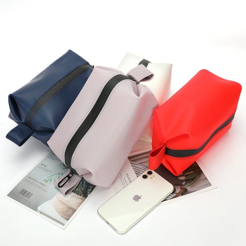 Túi Đựng Mỹ Phẩm Bằng silicone Chống Thấm Nước Kích Cỡ Lớn Tiện Dụng