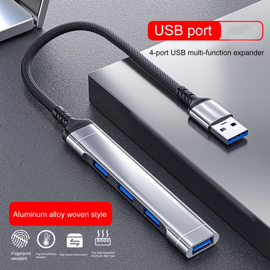 Bộ Chia 4 Cổng Usb 3.0 Tốc Độ Cao In Họa Tiết Hoa Hướng Dương Nhỏ Gọn Tiện Dụng Cho Máy Tính / Laptop