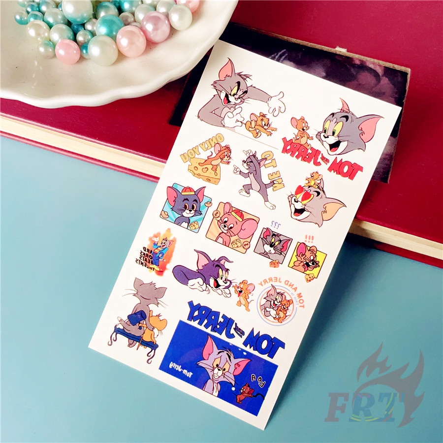 ❣️1 Tấm Hình Xăm Dán Mèo Và Chuột Mini❣️ Hình Xăm Dán Chống Thấm Nước Quyến Rũ