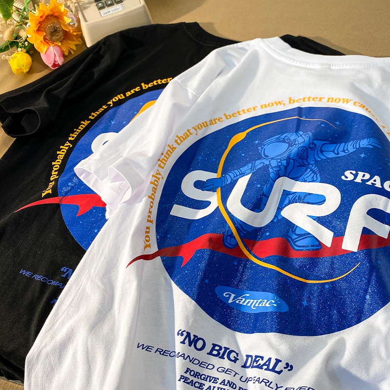 NRVP Áo Thun Tay Ngắn In Hình Thời Trang Đường Phố Hàn Quốc Mới Cho Nữ