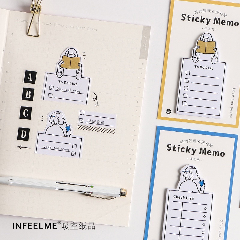 Giấy ghi chú lên kế hoạch STICKY MEMO