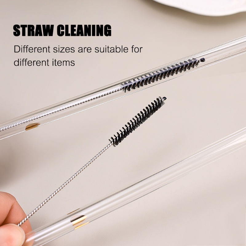 Set 10 Cọ Vệ Sinh Bình Sữa Đa Năng Bằng Thép Không Gỉ