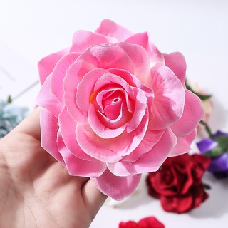 1 Bó Hoa Hồng Lụa Giả Trang Trí 10cm