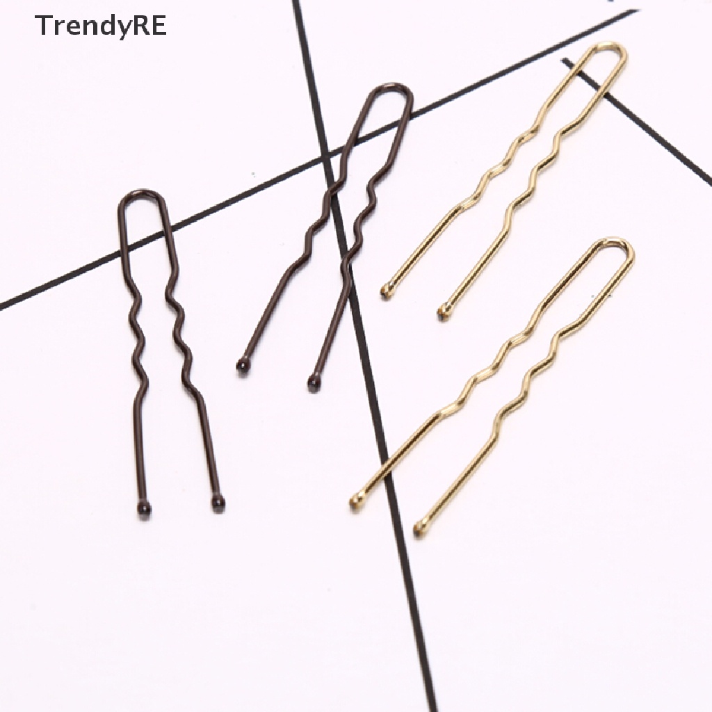 Set 20 Kẹp Tóc Kim Loại Hình Chữ U Thời Trang Cho Nữ