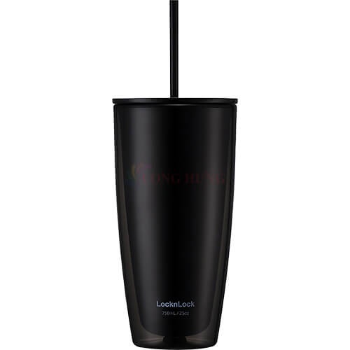 Ly nhựa cách nhiệt LocknLock Double Wall Cold Cup 750ml HAP507 - Hàng nhập khẩu