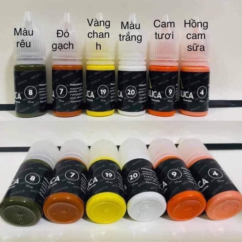 🌈MỰC XỬ LÝ ANGELICA NGA 3ml - 10ml | phongtaidcpx