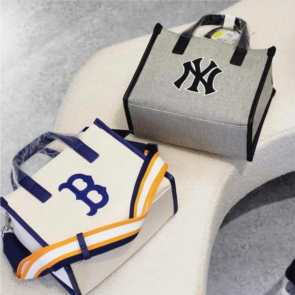 Túi MLB Basic Big Logo Canvas Small Tote - Túi đeo chéo MLB chính hãng 3AORS062N-43CRS