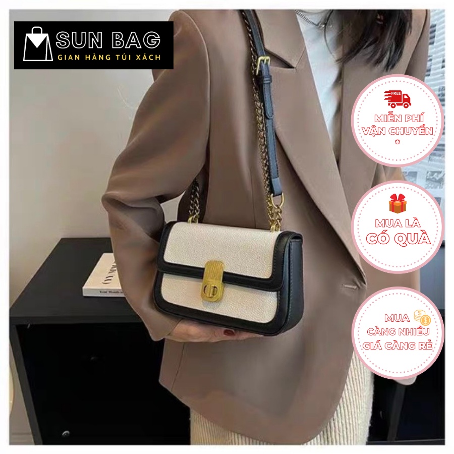 Túi xách nữ đeo chéo, đeo vai Sun Bag, dùng đi chơi, đi học,chất da đẹp, thời trang cao cấp size 22cm SB426