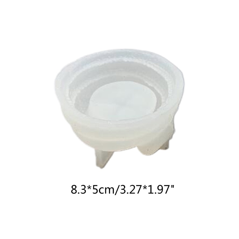 Khuôn Silicone Làm Giá Đỡ Nến Hình Rắn 3D Chống Dính Tiện Dụng