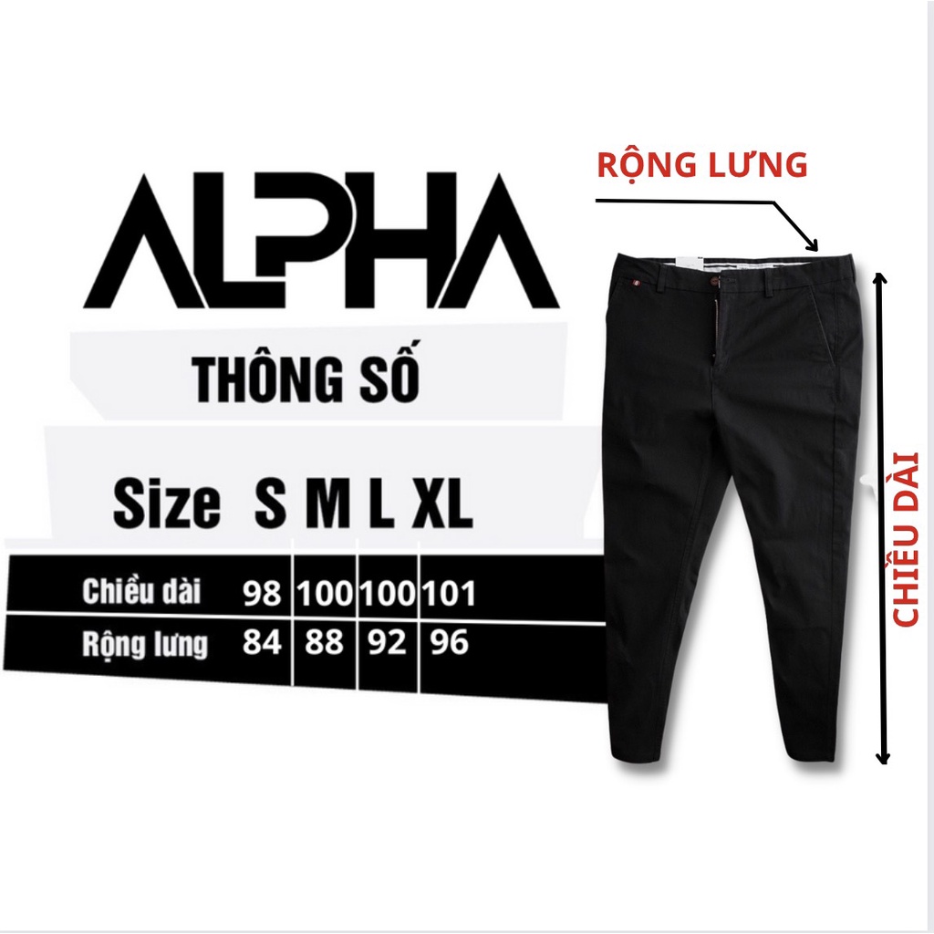 Quần dài Kaki Nam 7 màu GEN ALPHA form Slimfit ống suông chất vải Kaki Cotton co giãn năng động GEN221