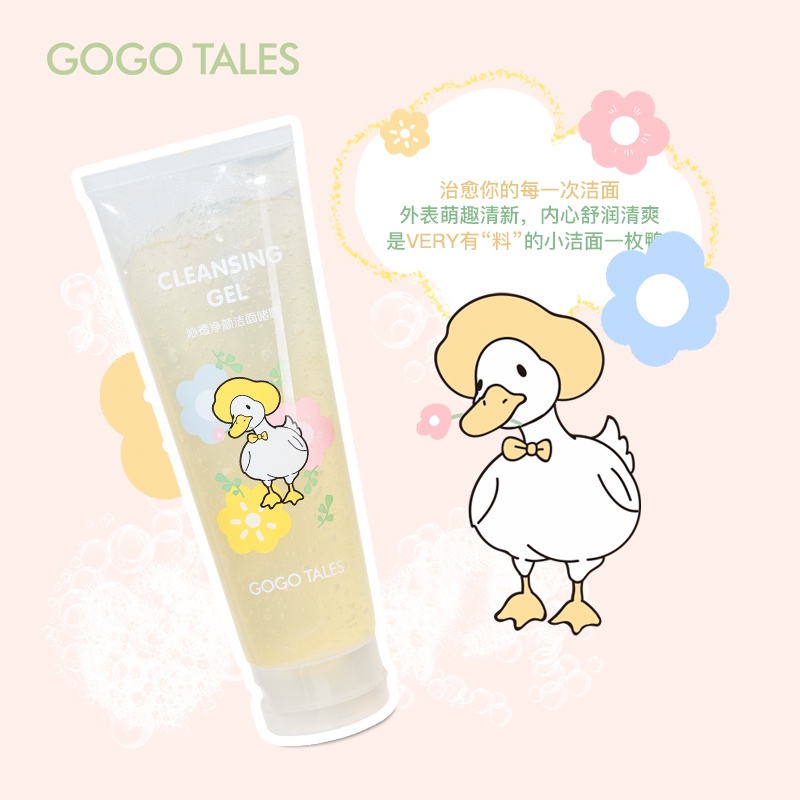 Gel Rửa Mặt GOGO TALES 130g Kiềm Dầu Hỗ trợ giảm mụn Trứng Cá Chăm Sóc Da NO.GT433