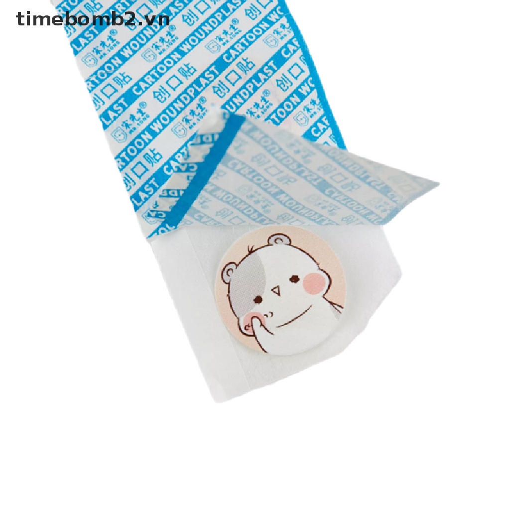 Set 120 Miếng Dán Hoạt Hình Chống Nước Thoáng Khí Thoáng Khí