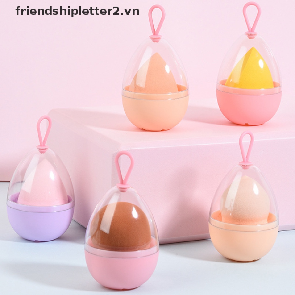 Hộp Rỗng Trong Suốt Đựng Mút Trang Điểm Tiện Lợi