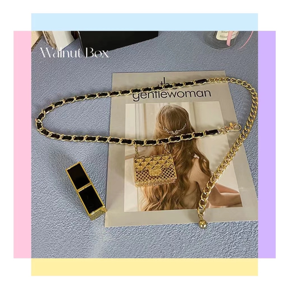 Dây Xích Đeo Hông Bằng Kim Loại Dành Cho Túi Xách Nữ