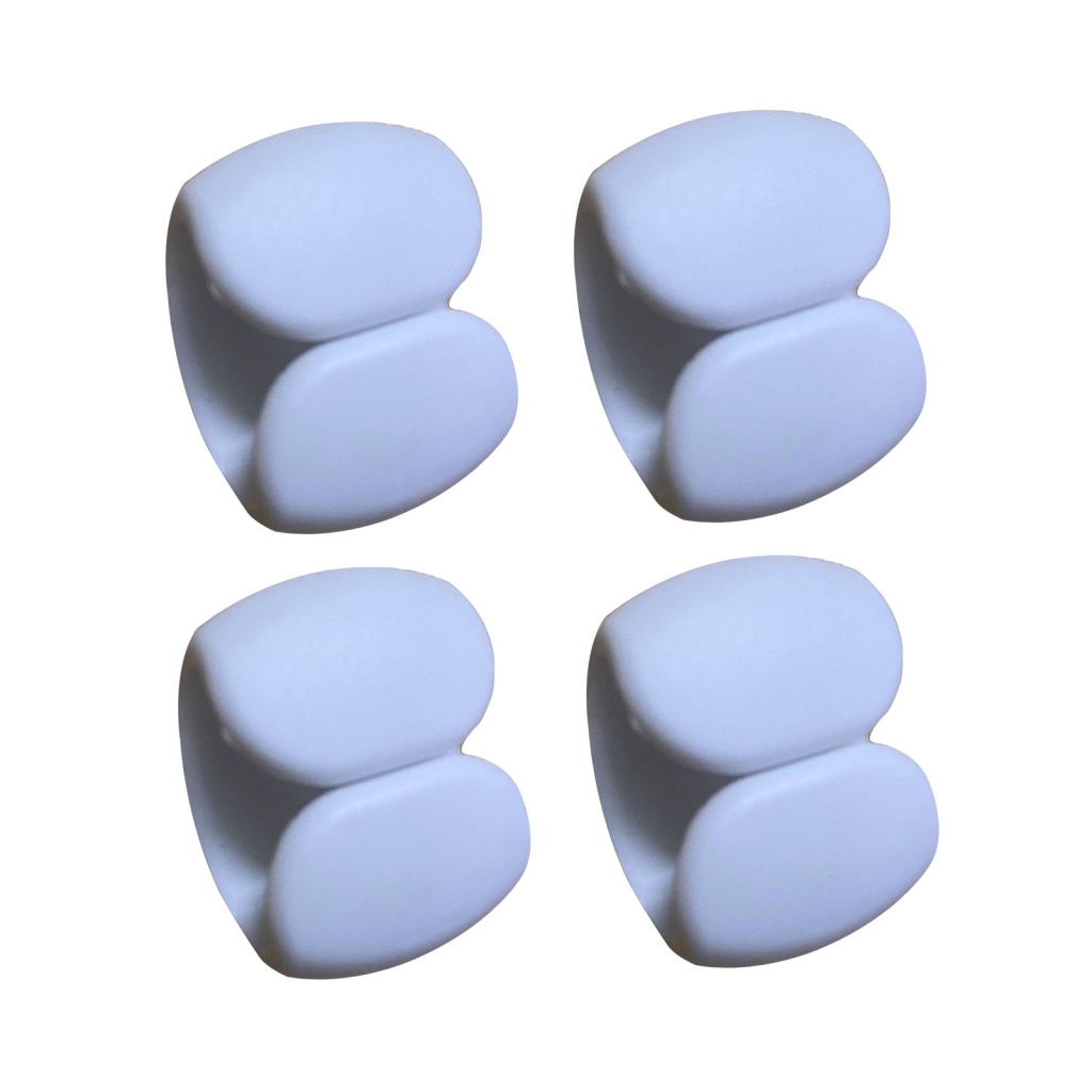 Bộ 4 Kẹp Giữ Dây Cáp Bằng Silicone Hình Hoa Hướng Dương