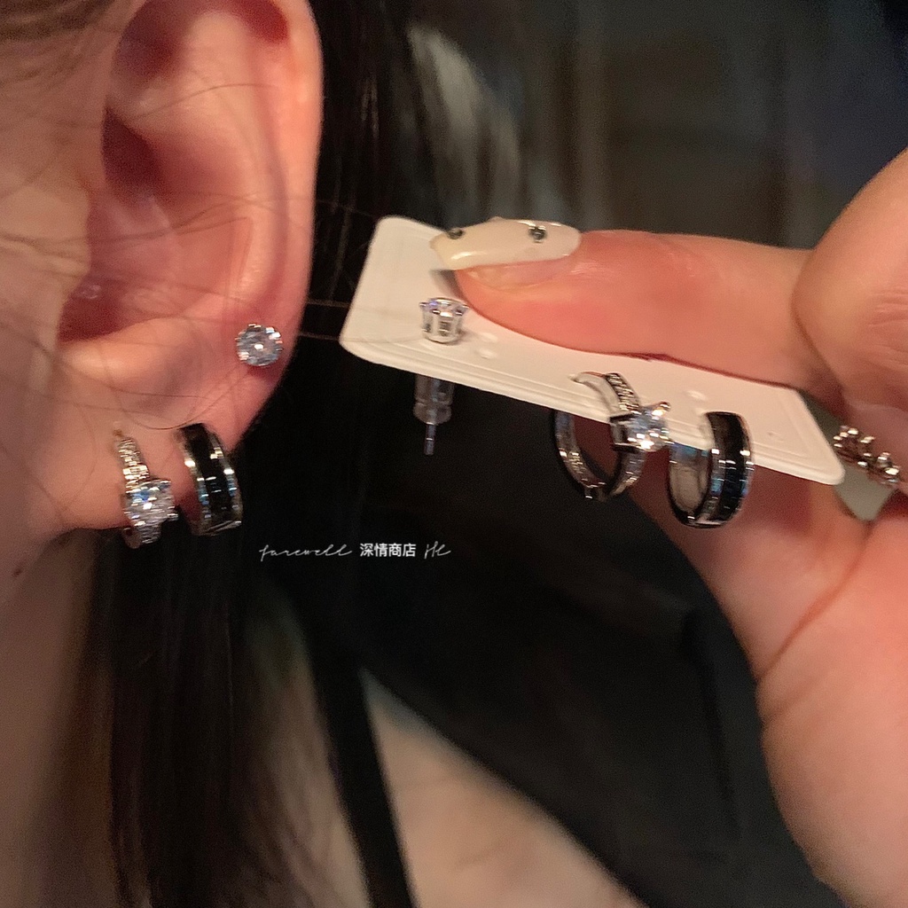 Set 6 Khuyên Tai Phong Cách Hàn Quốc Thời Trang