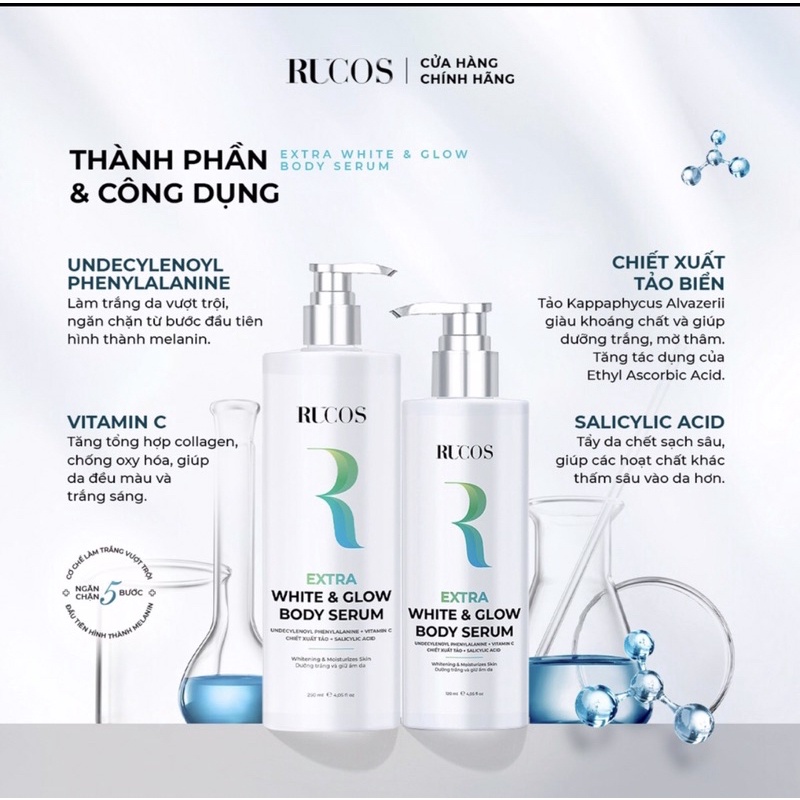 KEM DƯỠNG TRẮNG BODY - EXTRA WHITE & GLOW