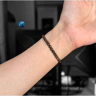Vòng tay đá bronzite cắt giác 4mm