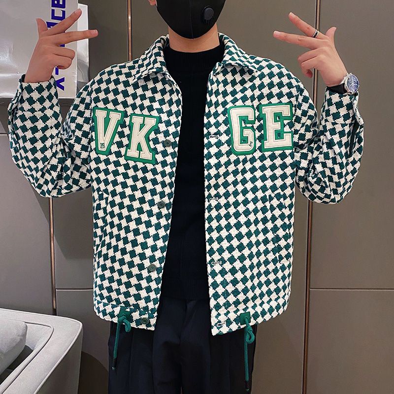 Áo Khoác Thu Đông Phong Cách Đường Phố Hàn Quốc Cho Nam