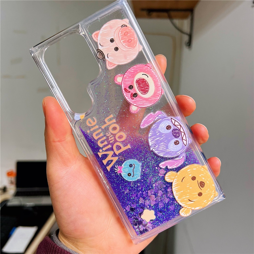 Ốp Điện Thoại Kim Tuyến Nước Cho Samsung S23 Ultra 5G S22 Plus S21 + S10 Note 20 Ultra Note 10 Pro / Note 9
