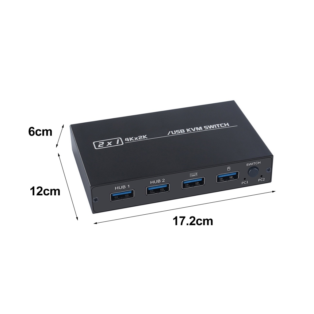 Hộp Công Tắc Chuyển Đổi 2 Trong 1 USB HDMI KVM Hình Hoa Hướng Dương