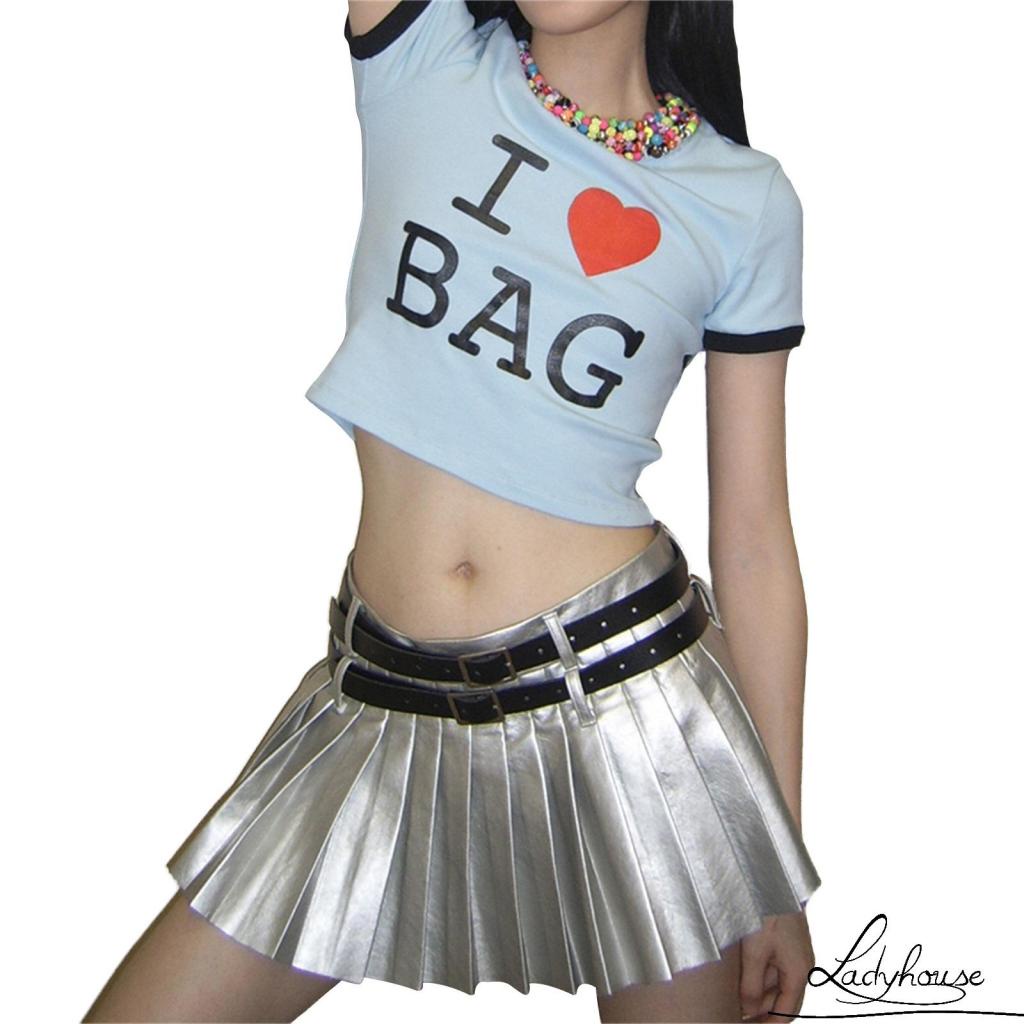 Chân Váy Chữ A Xếp Ly Màu Sắc Ngọt Ngào Thời Trang Mùa Hè Cho Nữ